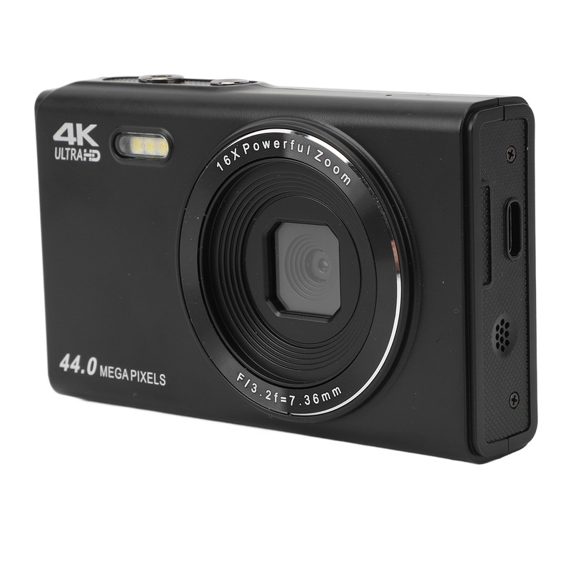 4K Digital Camera for Teens Kids 44MP 16X Digital Zoom