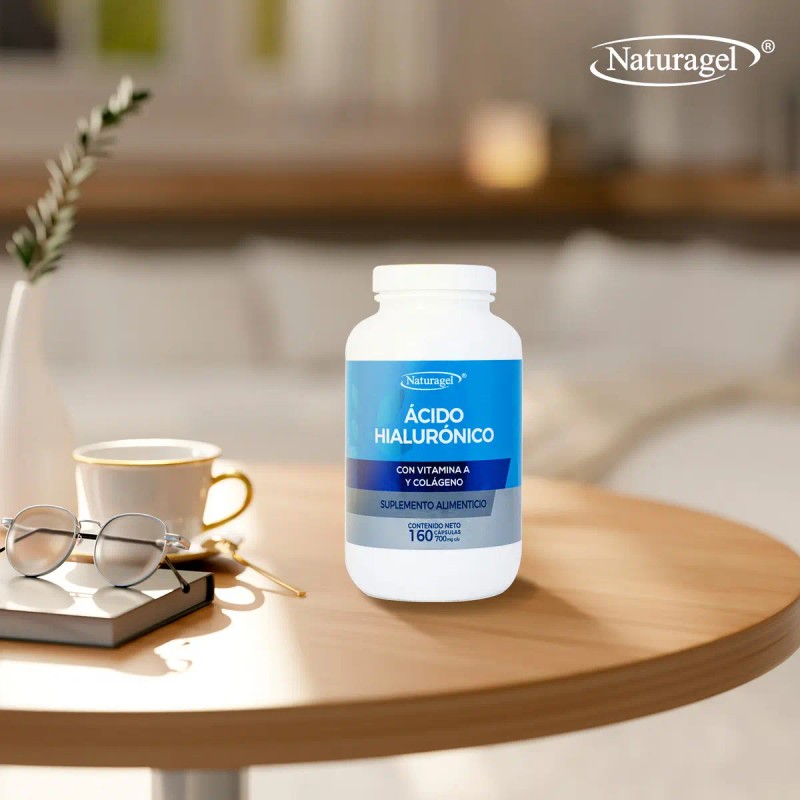 Suplemento Cápsulas Naturagel Suplementos Alimenticios Ácido Hialurónico 700mg