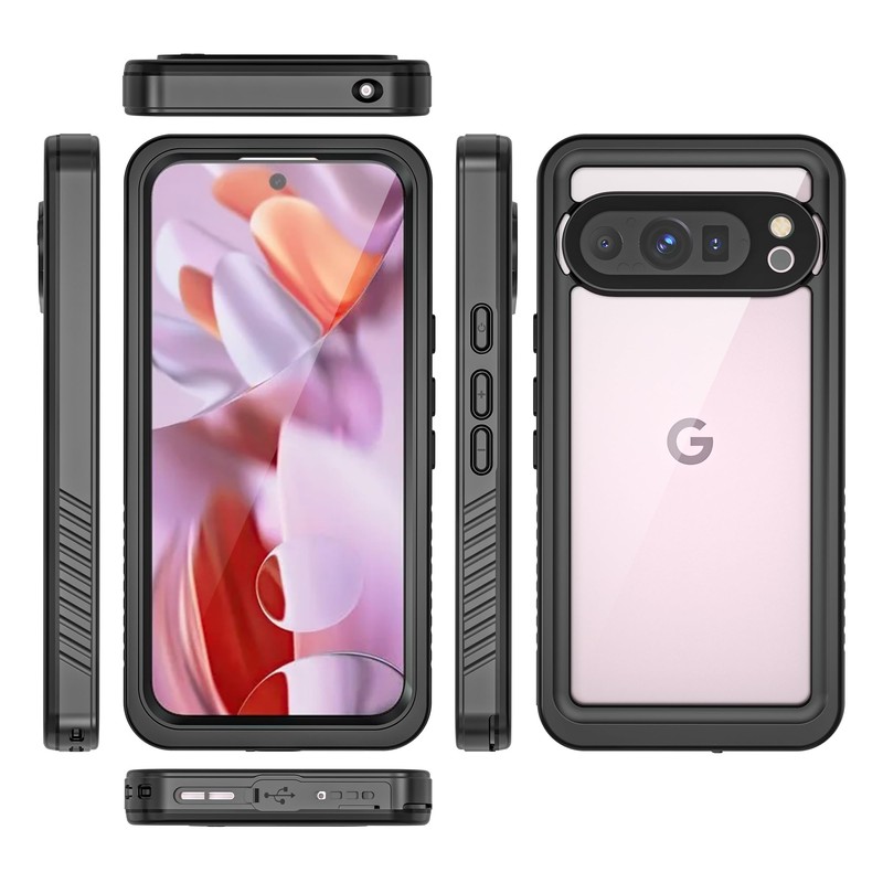 Hllhunkhe for Goolge Pixel 9 Pro Case, Waterproof Case with
