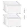 20 Pcs A6 Clear PVC Round Knitting Needles Bags Circular
