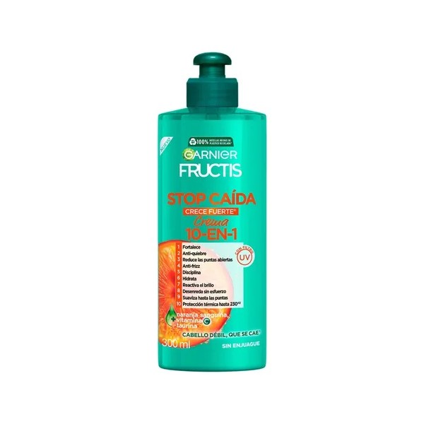 Garnier Fructis Crema Para Peinar 10 En 1 Stop Caída