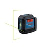 BOSCH GLL50-20G 50 Ft Green-Beam Self-Leveling Cross-Line Laser, Includes Integrated
