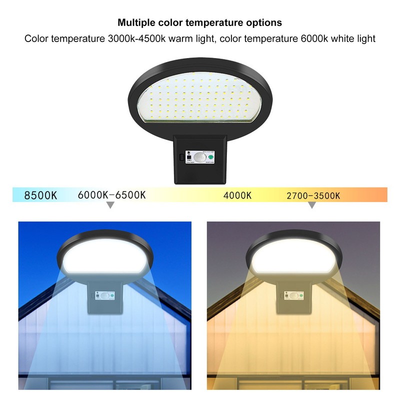 LED Solar Street Light 90LED Human Body Induction Light IP65