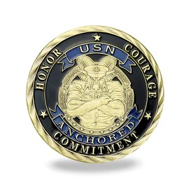 USA Marine Veteran Military Coin USN Goat Challenge Coins