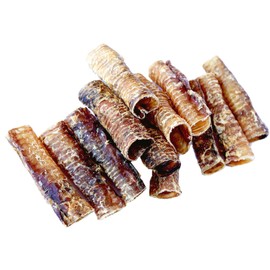 Powerpet: Beef Trachea 6in - Natural Dog Chew - Helps Improve Dental Hygiene - 100% Natural & Highly Digestible - Protein with Low Fat - Beef Jerky Dog Treat - Made from Beef Esophagus