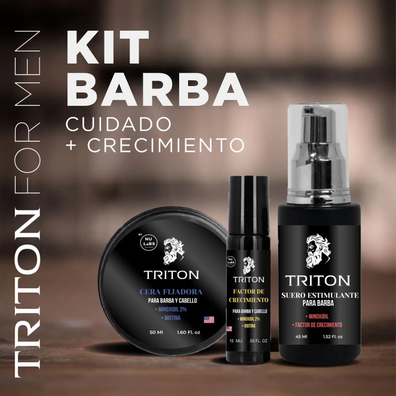 Kit Barba Cuidado Para Hombres, Herramientas De Aseo 3pz
