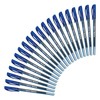 SAINO Softek Ballpoint Pens, BLUE, Fine Point (0.7mm), Pack of