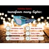 Holiday Specs Plastic 3D Christmas Glasses- Snowflakes will appear before
