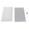 Watch Parts Storage Box Acrylic Dustproof Multi Compartments Watch Repair