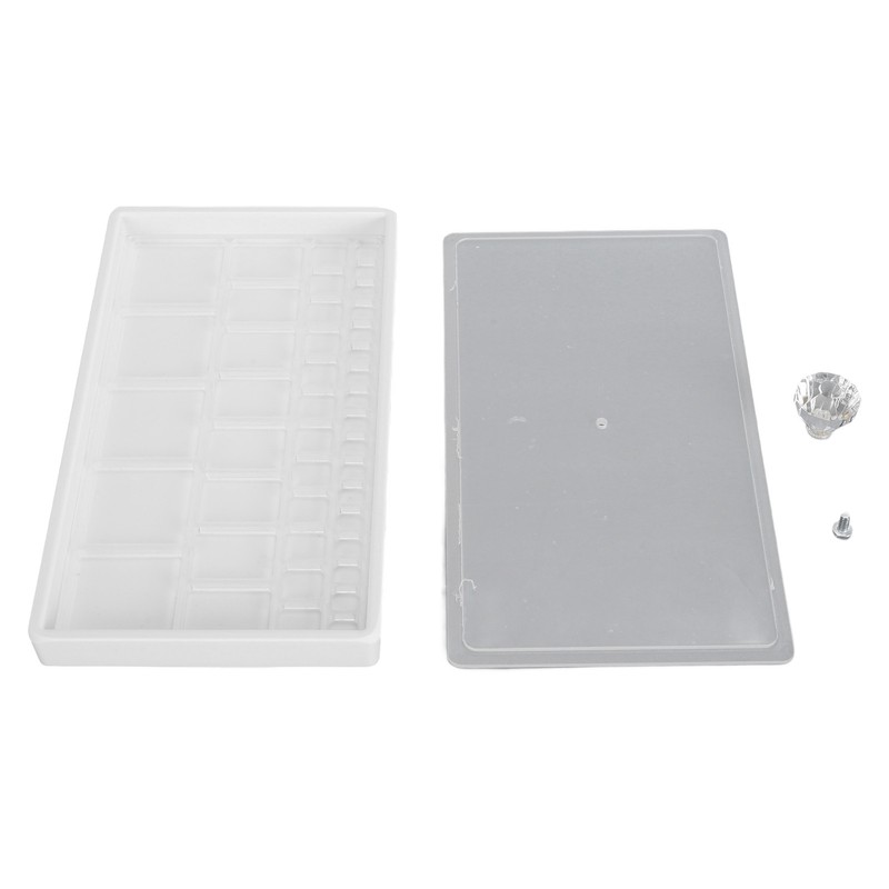 Watch Parts Storage Box Acrylic Dustproof Multi Compartments Watch Repair