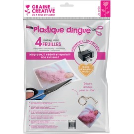 GRAINE CREATIVE Shrink Film for Jet Inkjet Printers - Transparent