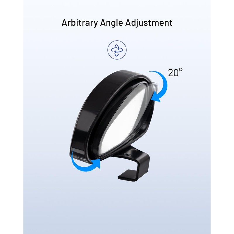 Blind Spot Mirrors, Adjustable Car Auxiliary Universal Wide Angle Mirror