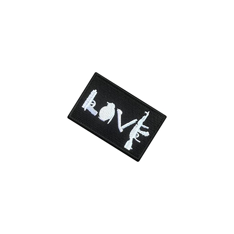Love Funny Patch Hook and Loop Tactical Morale - Parche