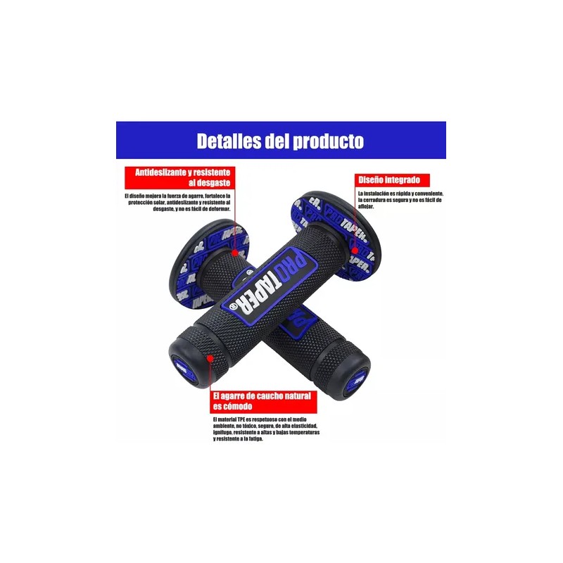 Puños Protaper Para Moto 78 Excelente Agarre Stunt Cross