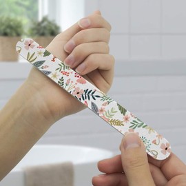 Flowers in a French Garden Double-Sided Nail File Emery Board Set 4 Pack