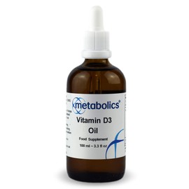 Vitamin D3 Oil Supplement 100ml | Suitable for Sublingual Consumption | 735 Servings Per Container (500IU) | Made in The UK | Nothing Added