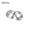 sourcing map #10 304 Stainless Steel Cup Washer Countersunk for