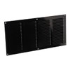 EUROPLAST Black 14x6 Duct Opening Vent Cover with Screen Mesh