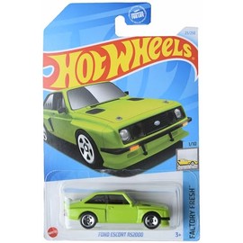 Mattel Hot Wheels Ford Escort RS2000, Factory Fresh 1/10 [Green] 23/250