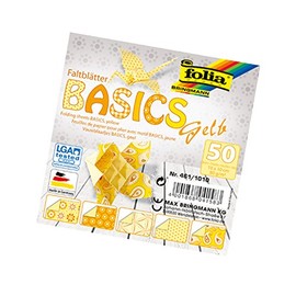 Folia Basics folding sheets, 80 g/qm, 50 sheets assorted in 5 designs