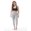 ZERDOCEAN Women's Plus Size Modal Lightweight Full Length Leggings Light