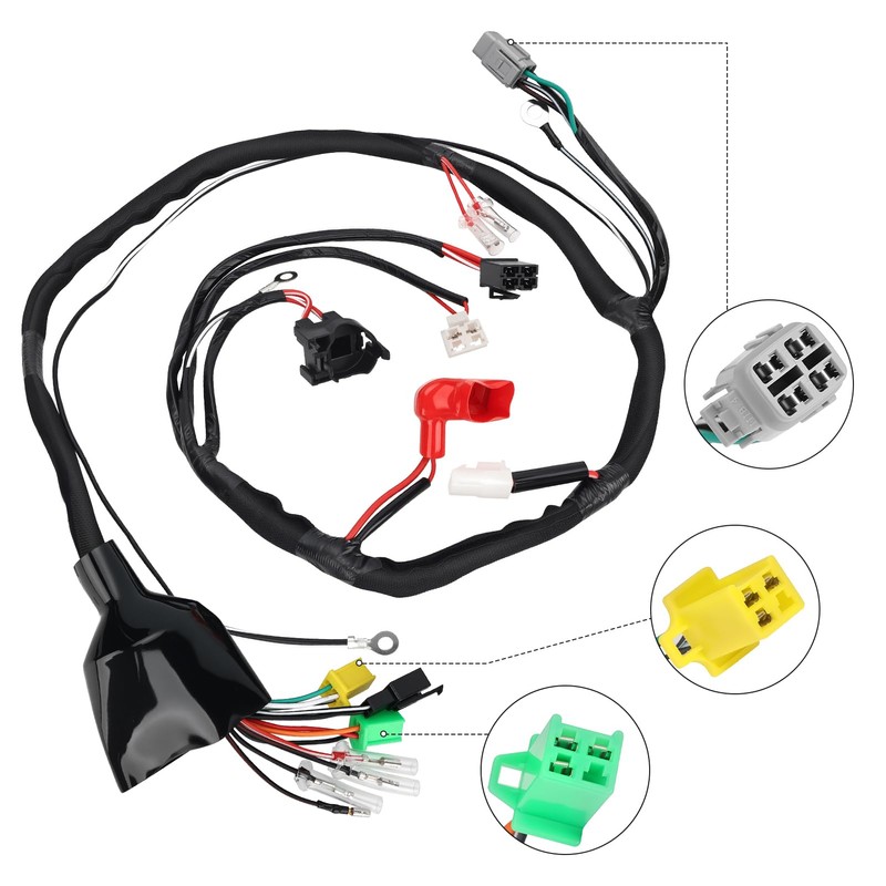 JAVIK Wiring Wire Harness for Suzuki QuadSport 80 LT80 1996-2006