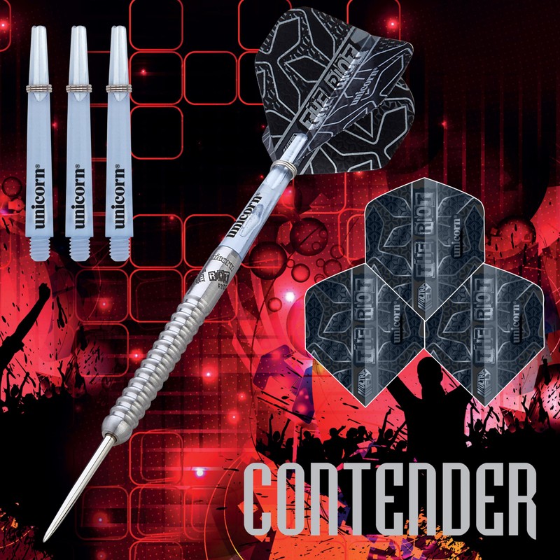Unicorn Steel Tip Darts Set | Callan 'The Riot' Rydz