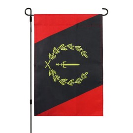 Tamilgana Black American Heritage Garden Flag 1967 Black History Month Flag 3ply Double Sided 12 x 18 Inch Yard Flags, Outside Outdoor Decoration Flag…