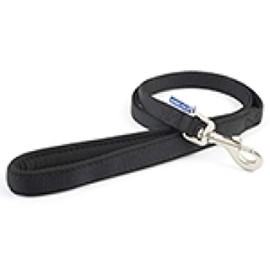 Ancol Viva Soft Touch Padded Snap Lead Black, size 100 x 1.2 cm, Max kg 20 kg, Weather Proof