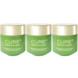 Kamjt Mum 김정문알로에 큐어 플러스인텐시브 2X 크림50g x3개 밤타입 Kim Jung Moon Aloe Cure Plus Intensive 2X Cream 50g x 3 Night Type