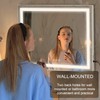 Sucedey Vanity Mirror with Lights, 23" x 18" Makeup Mirror,