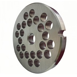For Hobart, LEM, Cabelas, Weston and FGA Food Chopper, MTN Meat Grinders of #12 Stainless Steel Meat Grinder Plate Discs Blades，Cutting Disks Heavy Duty. (8/25 Hole Plate)