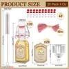 20 Pack Swing Top Glass Vanilla Extract Bottles 4 oz