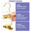 Amber Home Amber Home 24 Pack Gold Boot Clips for