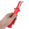 Cuchillo Pelacables Eléctrico de Seguridad, Aislamiento Rojo