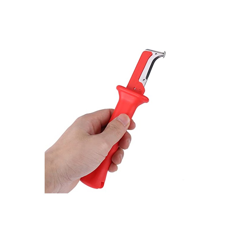 Cuchillo Pelacables Eléctrico de Seguridad, Aislamiento Rojo