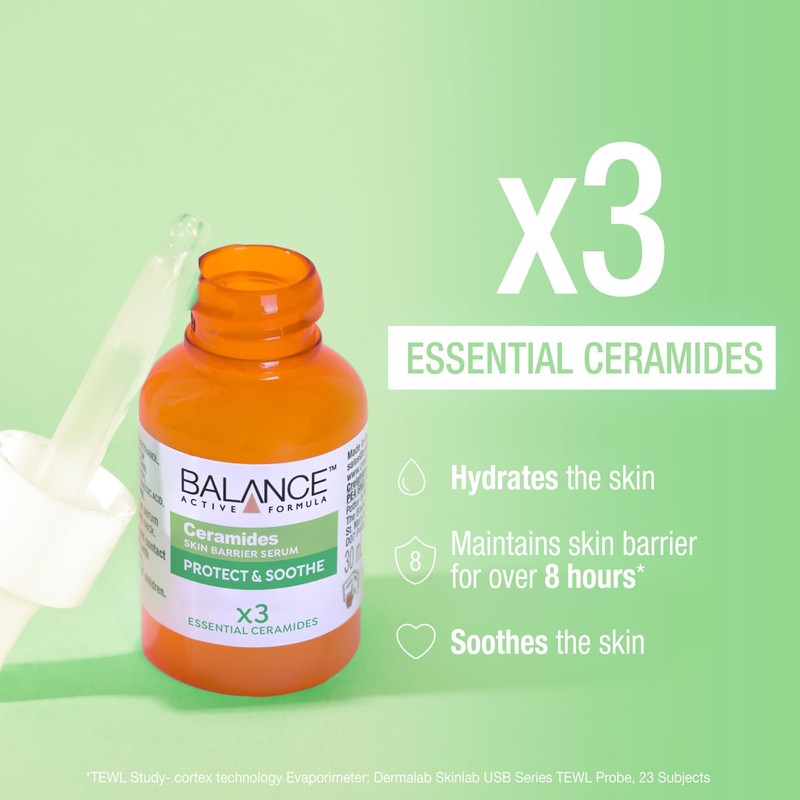 Balance Active Formula Ceramides Skin Barrier Serum, 30ml | Advanced