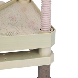 Turtle, Reptiles Floating Basking Decorative Frog Pier Terrapin Dock with Ramp Ladder Terrarium Ornament for Aquatic Animals Small Reptile Pets