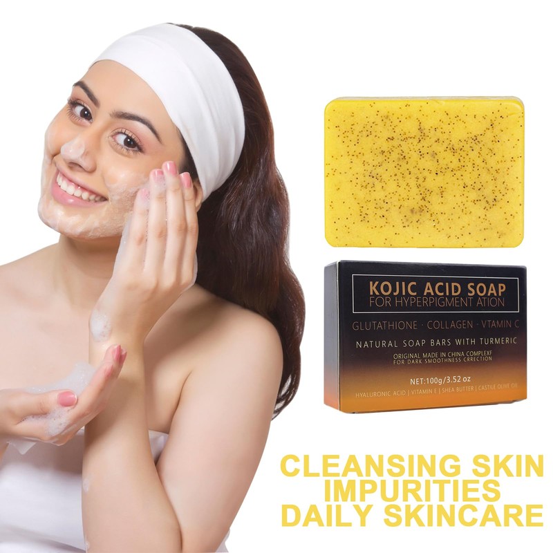 Turmeric Soap Set, Turmeric Soap Bar, Turmeric Soap, Shower Soap
