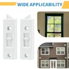 24 Pcs Window Latch Locks Spring Loaded Window Tilt Latch