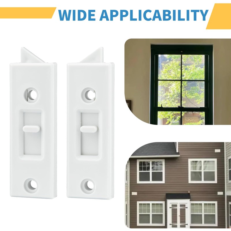 24 Pcs Window Latch Locks Spring Loaded Window Tilt Latch