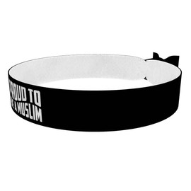 Proud to be a Muslim Stoffarmband - Islam Armband für Fastenzeit - Handmade - Wasserfest & Verstellbar - Freundschaftsarmband für Damen und Herren - Geschenkidee für Mus