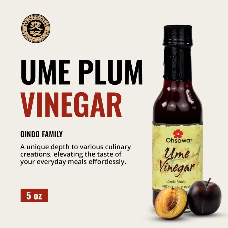 Ohsawa - Oindo Ume Plum Vinegar - Macrobiotic, Vegan and