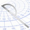 200*300mm Stainless Steel Angle Finder 0-180 Degree Protractor Rotary Angle
