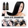 Para 2pc Shampoo Para Cubrir Canas Tinte Negro