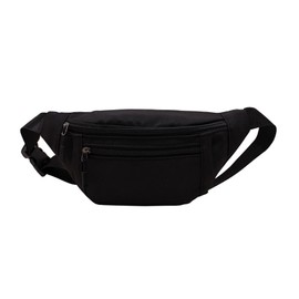 XSDSLS Bum Bag Fanny Pack for Women Men Nylon Crossbody Bag Fashion Waist Bag Waterproof Belt Bag Travel Bumbags for Travel Walking Outdoor Gym Gifts for Women (Black)