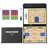 RoseFlower Basketball Coaching Board, Magnetic Tactics Strategy Board, Coaches Clipboard