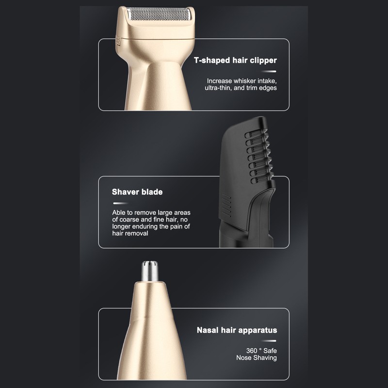 5-IN-1 Men's Hair Clipper Set Beard Shaver Electric Body Hair