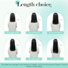 Ukira Extensiones De Cabello Con Clip En Cabello Humano Real,