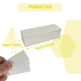 TINGWEN Pack of 600 Quality Filter Paper Chromatography Paper Laboratory Cleaning Paper Strips Experiment Filter 28 x 75 mm for Chemistry Laboratories Classroom School Pigment Separation and